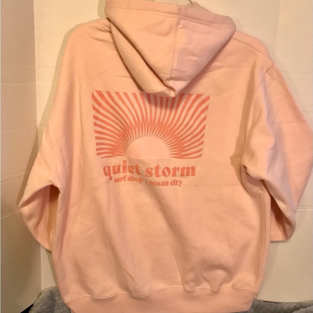 Quiet Storm Surf Shop Pink Hoodie Sz XXL NWT - Picture 4 of 7